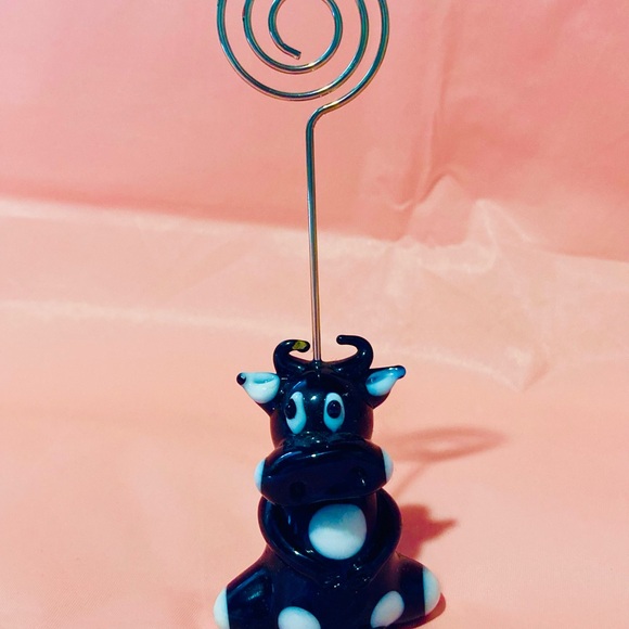 ART GLASS NOTE HOLDER - Picture 4 of 5